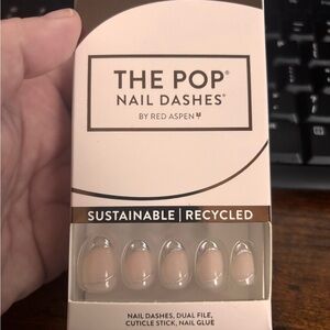 The Pop Nail Dashes by Red Aspen - Nude Press-On Nails